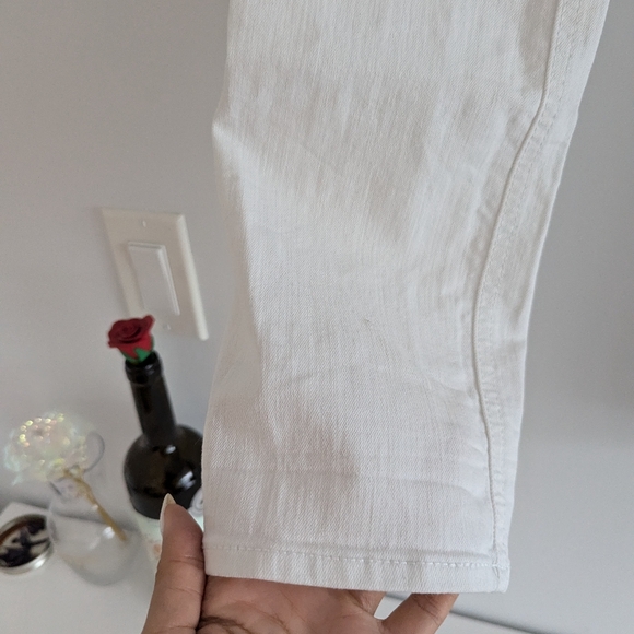 Low rise straight leg crop express jeans - Picture 4 of 5